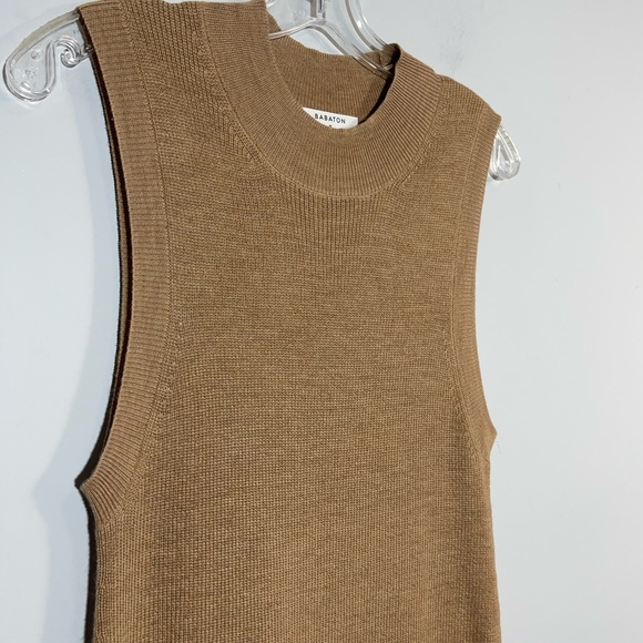 ARITZIA Babaton Aesthetica Dress Limited Edition Constant Camel Sweater Knit M - Picture 9 of 13